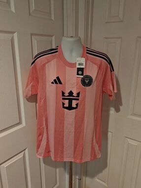 adidas Inter Miami CF 25/26 Home Soccer Jersey Pink NWT Men’s Size L JJ1392